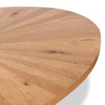Sunburst Oak 180cm Ellipse Dining Table - Image 10
