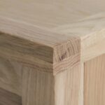Farro Washed Oak Blanket Box - Image 5