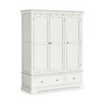 Colette Triple Wardrobe with 2 Drawers