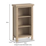 Trelan Washed Oak Small Bookcase - Image 2