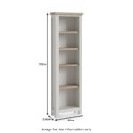 Trelan Slim Bookcase - Image 3