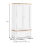 Farro XL Double Wardrobe with Drawer - Image 22