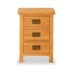 Lanner Oak Bedside Table - Image 2