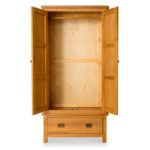 Lanner Oak Double Wardrobe & Drawer - Image 4