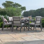 Maze New York 6 Seat Round Dining Set - Image 4