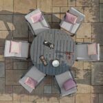 Maze New York 6 Seat Round Dining Set - Image 6