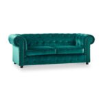Kingswell Velvet 3 Seater Sofa - Image 21