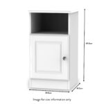 Kinsley White Gloss 3 Piece Bedroom Set - Image 16