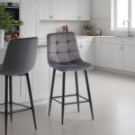 Elin Velvet Bar Stool - Image 10
