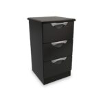 Beckett Gloss 3 Drawer Bedside Cabinet - Image 8
