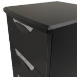 Beckett Gloss 3 Drawer Bedside Cabinet - Image 12
