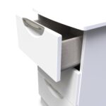 Beckett Gloss 3 Drawer Bedside Cabinet - Image 6