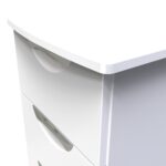 Beckett Gloss 3 Drawer Bedside Cabinet - Image 7