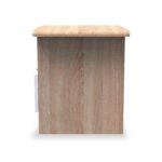 Beckett Gloss 1 Drawer with Open Shelf Lamp Table - Image 9