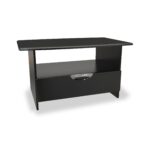 Beckett Gloss 1 Drawer with Open Shelf Coffee Table