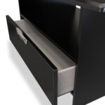 Beckett Gloss 1 Drawer with Open Shelf Coffee Table - Image 3