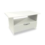 Beckett Gloss 1 Drawer with Open Shelf Coffee Table - Image 11