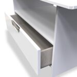 Beckett Gloss 1 Drawer with Open Shelf Coffee Table - Image 10