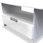 Beckett Gloss 1 Drawer with Open Shelf Coffee Table - Image 12