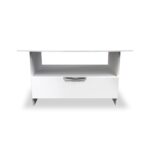 Beckett Gloss 1 Drawer with Open Shelf Coffee Table - Image 14
