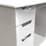 Beckett Gloss Dressing Table with Stool - Image 26