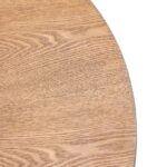 Harding 110cm Round Dining Table with 4 Faux Leather Dining Chairs - Image 5