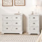 Croft Pine 3 Drawer Bedside Table - Image 10