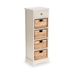 Devonshire Pine Tallboy with Baskets