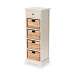 Devonshire Pine Tallboy with Baskets - Image 7