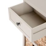 Devonshire Pine Tallboy with Baskets - Image 5