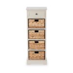 Devonshire Pine Tallboy with Baskets - Image 3