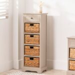 Devonshire Pine Tallboy with Baskets - Image 2