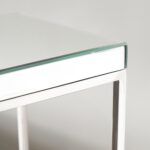 Elysee Mirrored Glass Square Side Table - Image 8
