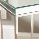 Elysee Mirrored Glass Square Side Table - Image 9
