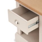 Fairford Pine and Oak 1 Drawer Bedside Table - Image 5
