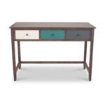 Loft Pine 3 Drawer Desk - Image 3