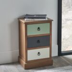 Loft Pine 3 Drawer Bedside Table - Image 5