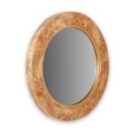 Newborough Burr Wood Effect Wall Mirror
