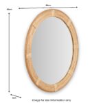 Amara Natural Rattan Framed Wall Mirror - Image 7