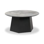 Myana Marble Effect Coffee Table - Image 4