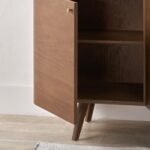 Elias Dark Ash 3 Door Sideboard - Image 7