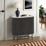 Milo Mango & Marble Fluted Mini Sideboard - Image 2