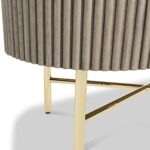 Amelie Grey Fluted Mini Sideboard - Image 6