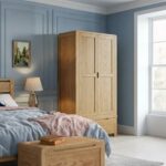 Harvey Oak Double Wardrobe - Image 2
