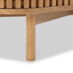 Shorwell Oak Slatted Small Sideboard - Image 7