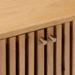 Shorwell Oak Slatted Small Sideboard - Image 14