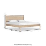 Jakob Oak Frame Bed - Image 7
