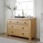 Portland Oak 3 Over 4 Drawer Chest - Image 4