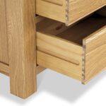 Portland Oak 3 Over 4 Drawer Chest - Image 7
