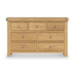 Portland Oak 3 Over 4 Drawer Chest - Image 12